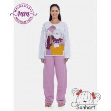 PIJAMA  FEM FLANELADO